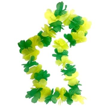 Imagem de Genérico Colar Havaiano Copa Brasil Verde Amarelo 7 de Setembro - Adulto Unissex