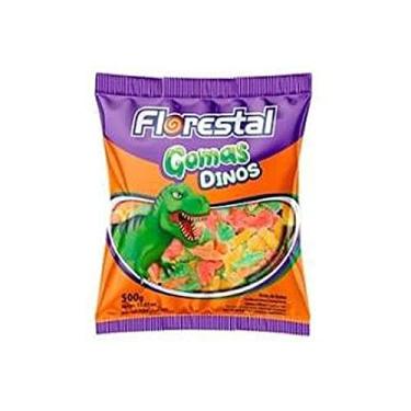 Imagem de Bala De Goma Dinos Florestal Florestal 500G