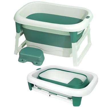 Imagem de Banheira Infantil E Adulto Grande Com Termometro Dobrável