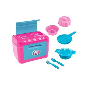 Imagem de Usual Brinquedos Fogão Le Chef, Azul/Rosa