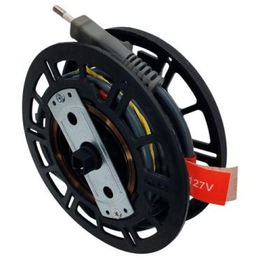 Imagem de Enrolador com Cabo Elétrico 2M 10A 2x0,75mm para Aspirador WAP Ambianc