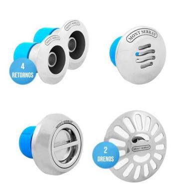 Imagem de Kit Dispositivos Nivelador Drenos Aspiração E Retornos 50Mm - Mont Ser