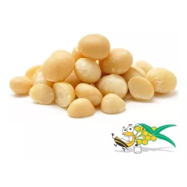 Imagem de Macadamia torrada Com Sal Novinha e Crocante 1 kg - Natural Bee, Com S