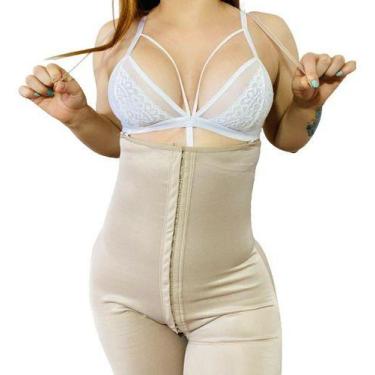 Imagem de Cinta Pós Cirúrgia Modeladora Cintura Alta Com Alça E Ajustes (Z20) - 