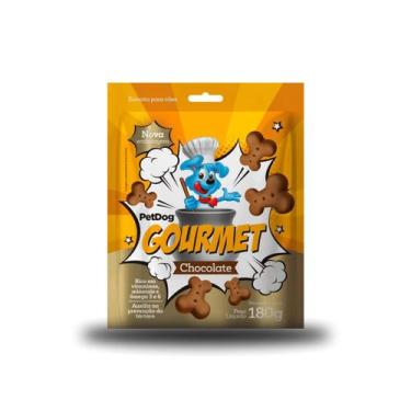 Imagem de Biscoito Pet Dog Gourmet para Cães Chocolate 180g - PETDOG