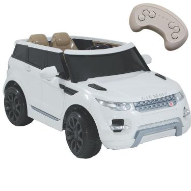 Imagem de Carro Eletrico Biemme Car One LR Land Rover Branco 12V CR