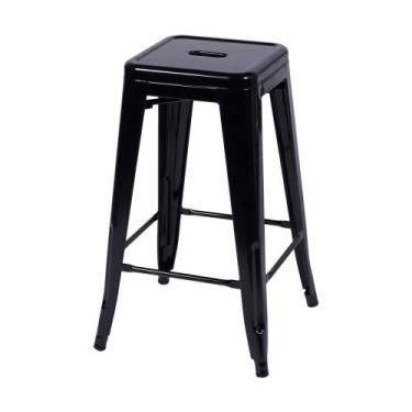 Imagem de Banqueta Tolix Média - Preta - ordesign