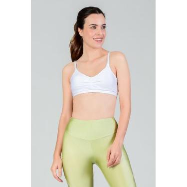 Imagem de Top Feminino Marina Fitae, Branco, G