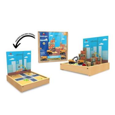 Imagem de Brincando de Engenheiro Construtor 53 Peças - Xalingo