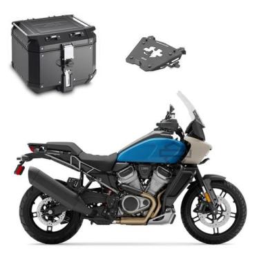 Imagem de Kit Givi Bau Obkn42B+Suporte Sra8400 Harley Pan America 1250