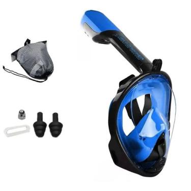 Imagem de Mascara Subaquática de de Mergulho Gold Sports Full Face Com Snorkel, 