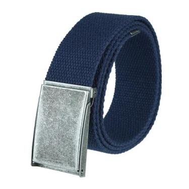 Imagem de Cinto Masculino De Lona Tático Militar Fivela Aço - RCM - NEW STEP, No
