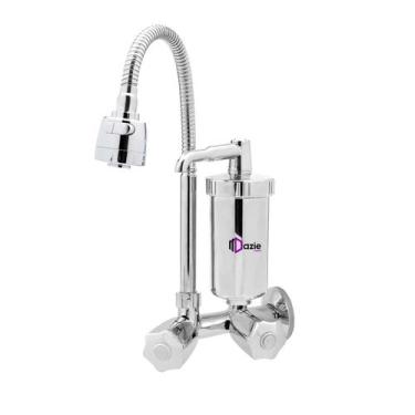 Imagem de Torneira Com Filtro Cozinha Parede Gourmet Abs C50 - Dazie Metais