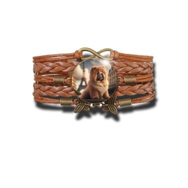 Imagem de Pulseira Feminina Chow Chow em Paris Ajustável - RECANTO ASTRAL