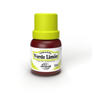 Imagem de Corante Líquido Alimentício 10ml Arcolor - Escolha As Cores, Verde lim