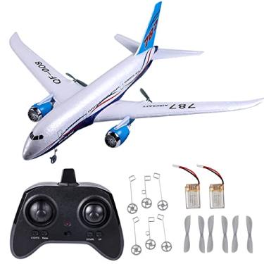 Imagem de OTXKOO Remote Control Airplane, 2.4Ghz DIY 3 Channels RC Plane, Remote Control Airplane Ready to Fly, RC 787 Dreamliner for Advanced Wingspan 550mm （2 Batteries
