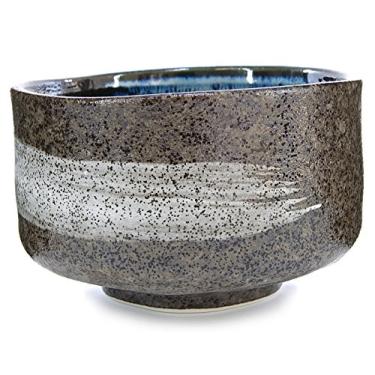 Imagem de Mino Ware Tigela de chá Matcha artesanal japonesa marrom, cerimônia de xícara de chá Matcha, cerâmica autêntica, Hagoromo Chawan