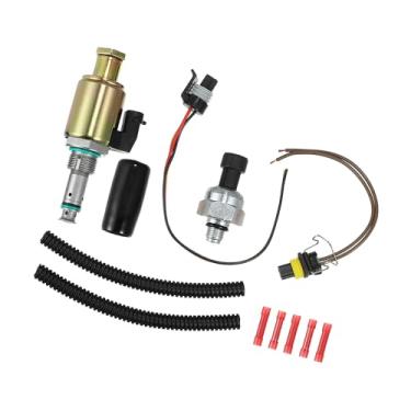 Imagem de Hihaha NO F81Z9C968AB Regulador de Pressão de Injeção de Combustível 7.3L e Sensor ICP para Ford E350 Econoline para Excursion F150 F250 F350 Super Duty/Durável / 1 Conjunto