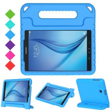 Imagem de Capa infantil BMOUO com alça para Galaxy Tab E 9,6 polegadas, Azul