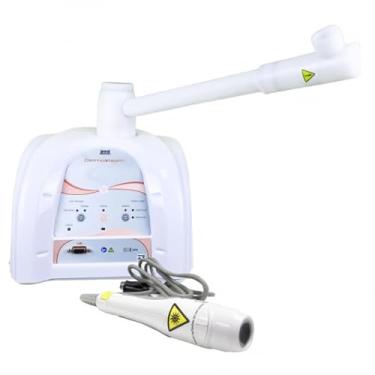 Imagem de Kit Vapor de Ozônio Dermosteam + Caneta Mini Probe LED Azul 450nm Ibramed (110)