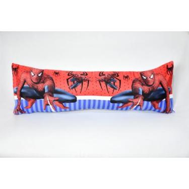 Imagem de Travesseiro de Corpo Infantil Personagens Homem Aranha 90x30 - Santos 