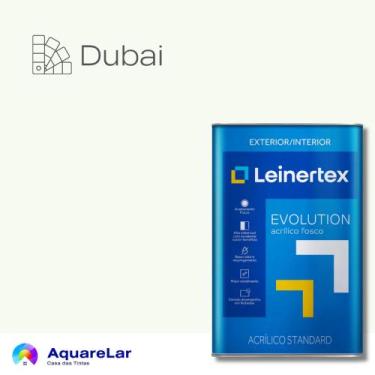 Imagem de Evolution Acrílico Leinertex Fosco 18L, DUBAI
