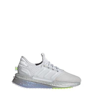 Imagem de adidas Tênis de corrida feminino X_PLR Boost, Cinza/núcleo preto/prata metálico, 39