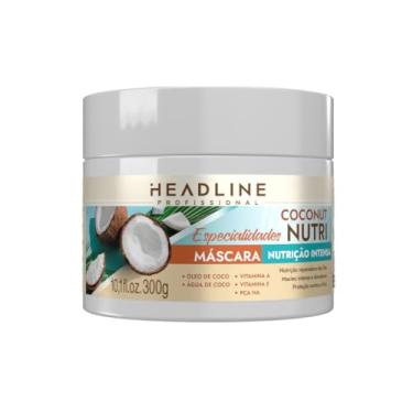 Imagem de Máscara Coconut Nutri - Nutrição, Repara e Devolve Maciez - HEADLINE Especialidades - 300g