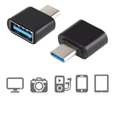 Imagem de Adaptador USB OTG Tipo C Transferência de dados - Exito