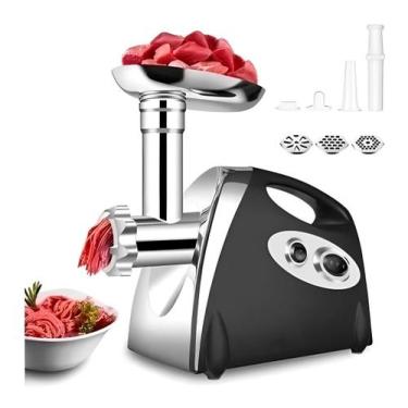 Imagem de Moedor De Carne 2800w Elétrico Funil Linguiça Kibe 110v - ZEM