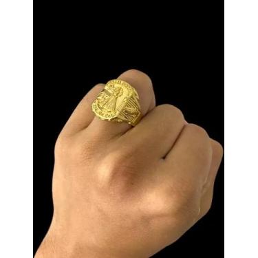 Imagem de Anel Nossa Senhora Mãe de Deus - Banhado a Ouro 18k - ToJoia18k