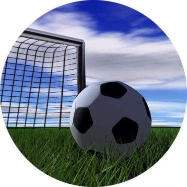 Imagem de Painel Festa Redondo C/ Elástico 1,50m Futebol - Fadrix