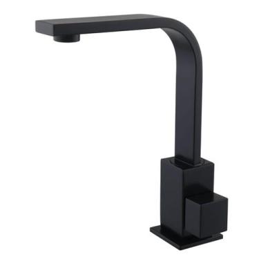 Imagem de Torneira Bica Móvel Quadrit Slim Bancada 6165 - Preto Fosco  - KS