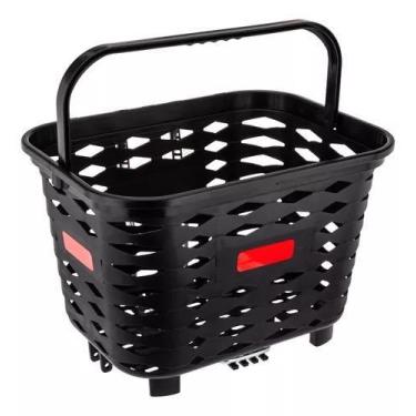 Imagem de Cistella Cesta Cestinha Dianteira Para Bicicletas Bike Kalf, Preto
