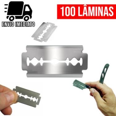 Imagem de Lâmina de Barbear Lord para Navalha Profissional Barbeiro Navalhete - 