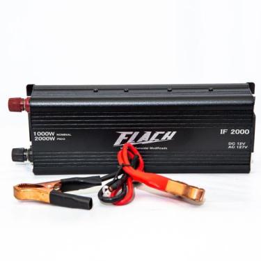 Imagem de Inversor De Tensão - 12v/127v - 2000w Pico - Flach