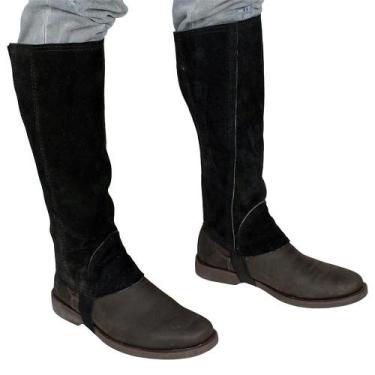 Imagem de Perneira de Camurça SV3241 - Preta - Selaria Vertentes, Preto, GG