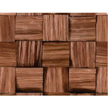 Imagem de Papel de Parede Madeira Marrom Rústica 3D - IC DECOR