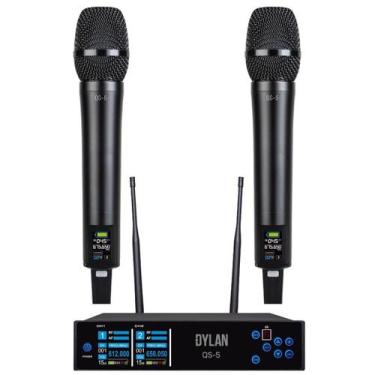 Imagem de Microfone Sem Fio UHF com 200 Canais QS5 Profissional - Dylan