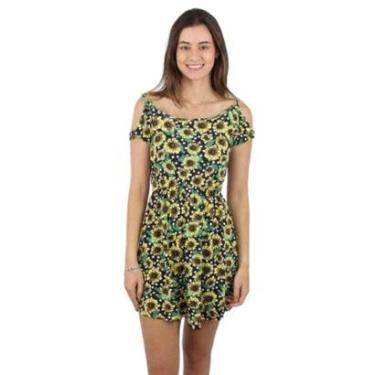 Imagem de Vestido Adulto Viscolycra Cor:Girassol;Tamanho:M-Unissex
