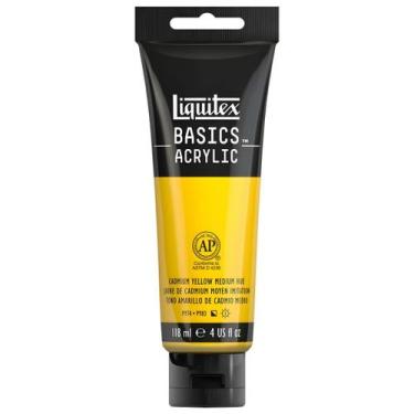 Imagem de Tinta Acrilica Liquitex Basics 118ml - 161 Cadmium Yellow Medium Hue