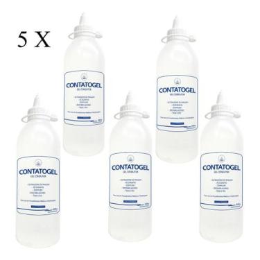 Imagem de Kit 5 - Frasco De Gel Clinico Para Ultrassons De Imagem, Ecógrafos, Do