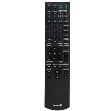 Imagem de AIDITIYMI Controle remoto de substituição RM-AAU019 compatível com sistema receptor Sony HT-SS2000 HT-SF2000 HTSS2000 HTSF2000 STR-DA1500ES STR-DE597 DVD AV STR-DE598 DV10 RM-AAU001 STR-DV10