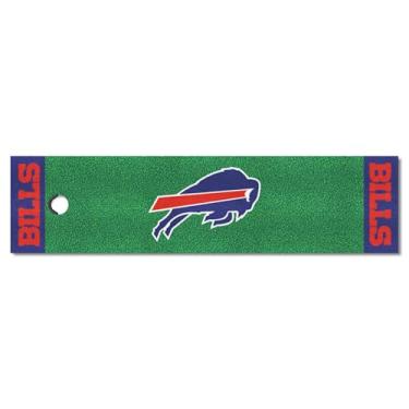 Imagem de FANMATS - Tapete verde 9004 NFL Buffalo Bills Nylon Face Putting 45,72 cm x 182,88 cm