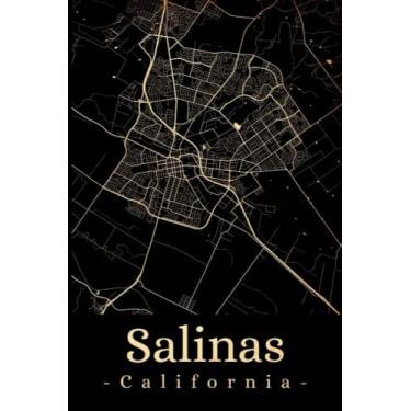 Imagem de Salinas California: Your city, your region, your home! | Composition Notebook 6x9 plaid 120 pages
