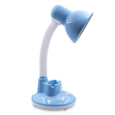 Imagem de Luminária Abajur Mesa Costura Manicure Articulável Azul E27