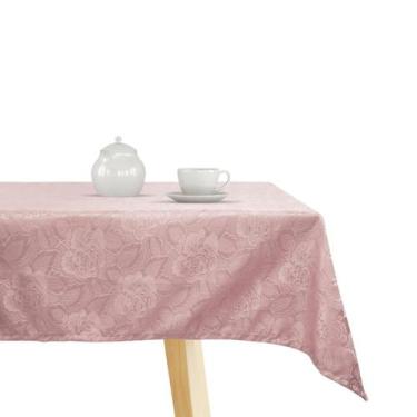 Imagem de Toalha de Mesa Jacquard 100x100 Admirare, Rosê
