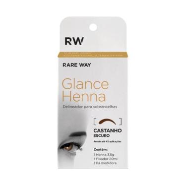 Imagem de Henna - Rare Way - Glance - Delineador De Sobrancelha 3,5g, Ultra Blac