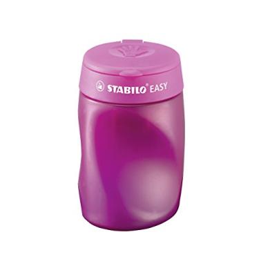 Imagem de Afiador ergonômico de recipiente – Stabilo EASYsharpener – 3 em 1 – canhoto – Rosa