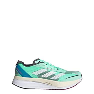 Imagem de adidas Adizero Boston 11 Tênis masculino, Pulse Mint/Cloud White/Crystal White, 43